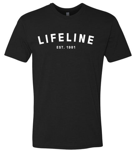 Lifeline Block T-Shirt - Black
