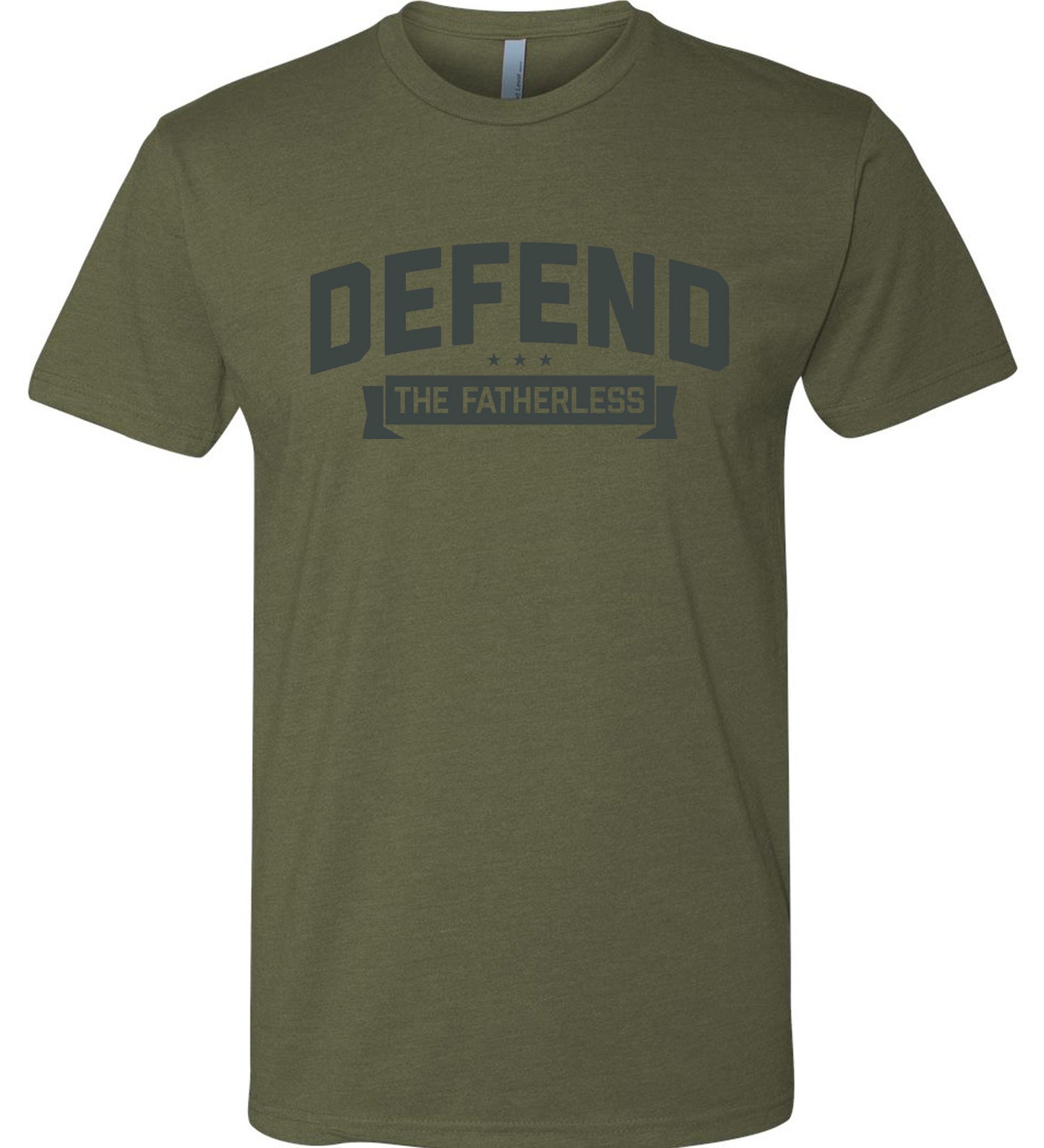 Defend the Fatherless T-Shirt - Green